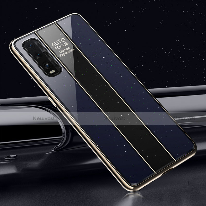 Silicone Frame Mirror Case Cover T01 for Oppo Find X2