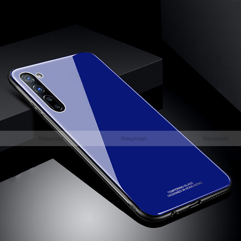 Silicone Frame Mirror Case Cover T01 for Oppo Reno3