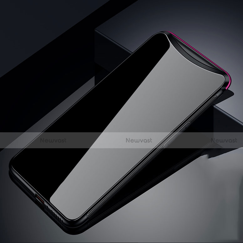 Silicone Frame Mirror Case Cover T02 for Oppo Find X