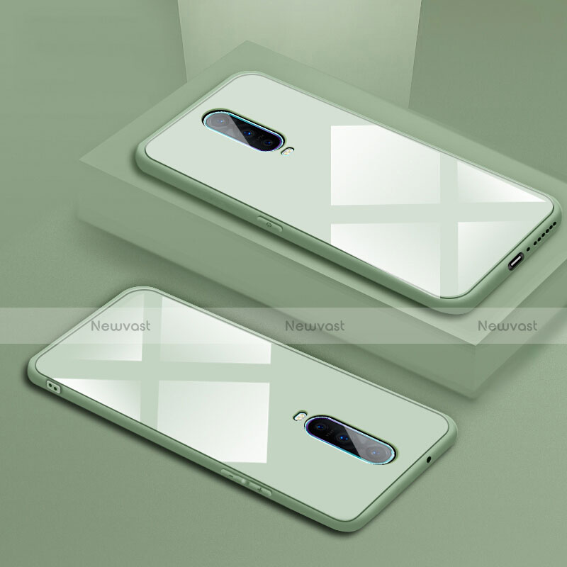 Silicone Frame Mirror Case Cover T02 for Oppo RX17 Pro