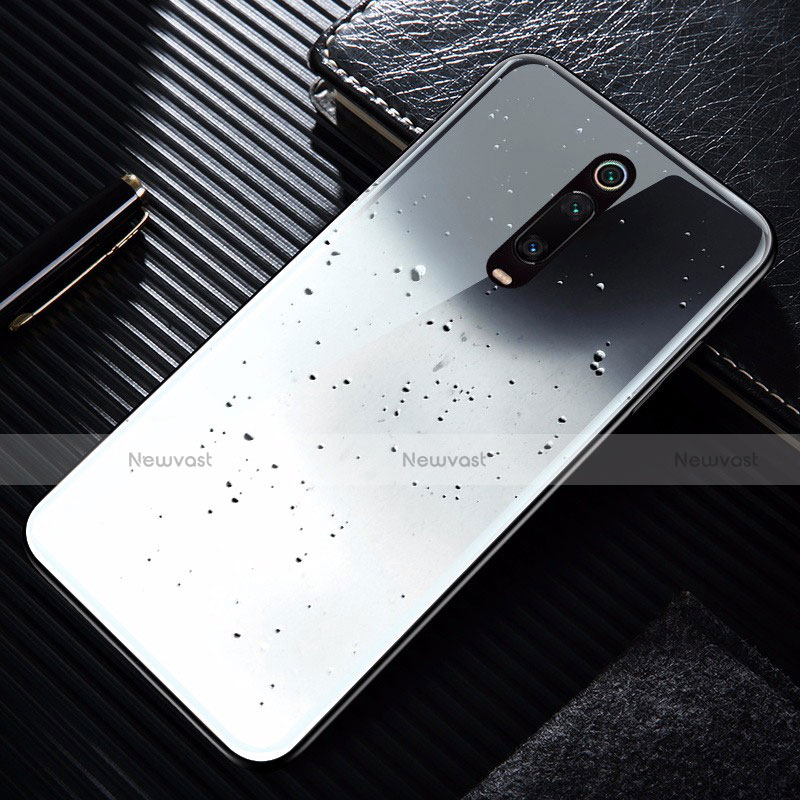 Silicone Frame Mirror Case Cover T02 for Xiaomi Mi 9T Black