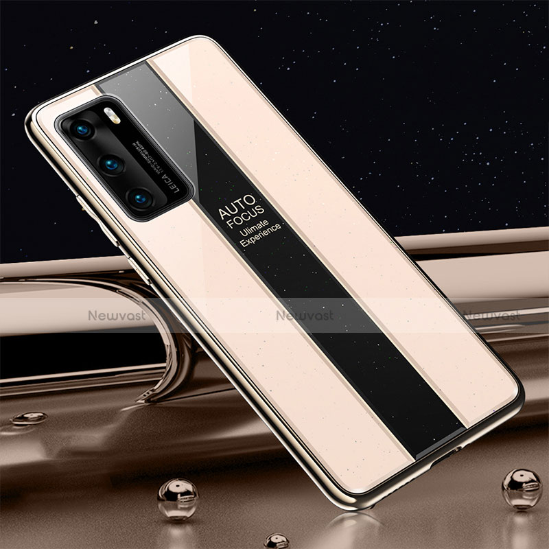 Silicone Frame Mirror Case Cover T03 for Huawei P40