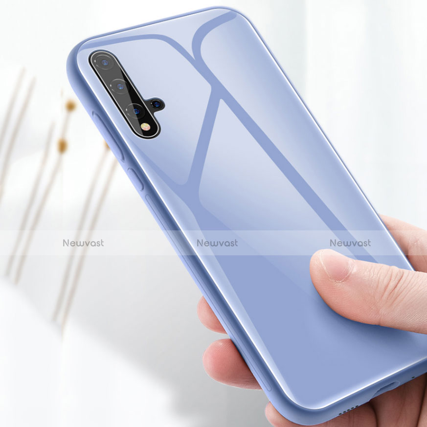 Silicone Frame Mirror Case Cover T05 for Huawei Honor 20S