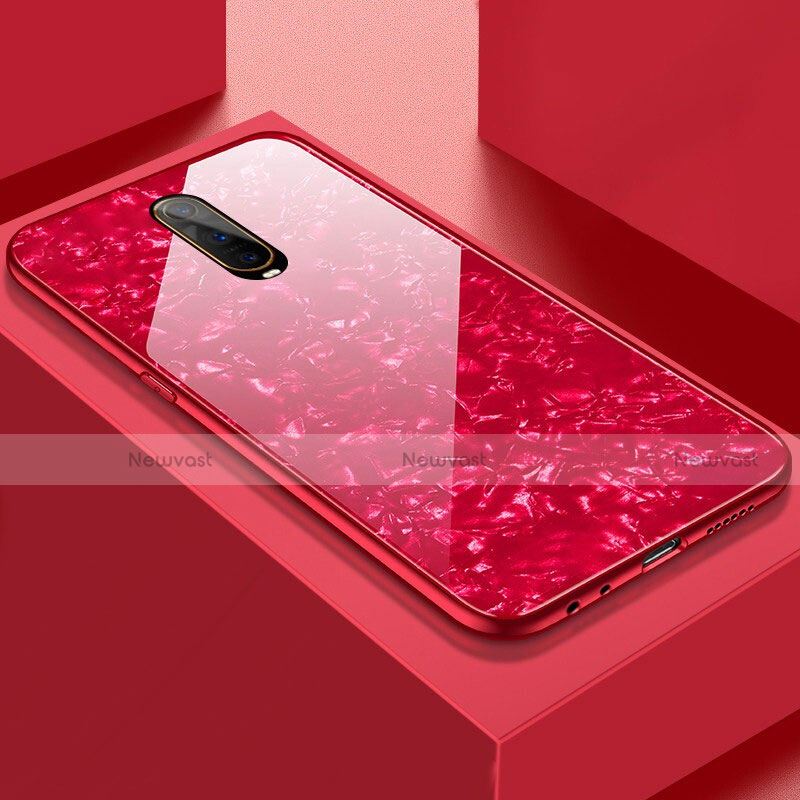 Silicone Frame Mirror Case Cover T05 for Oppo R17 Pro