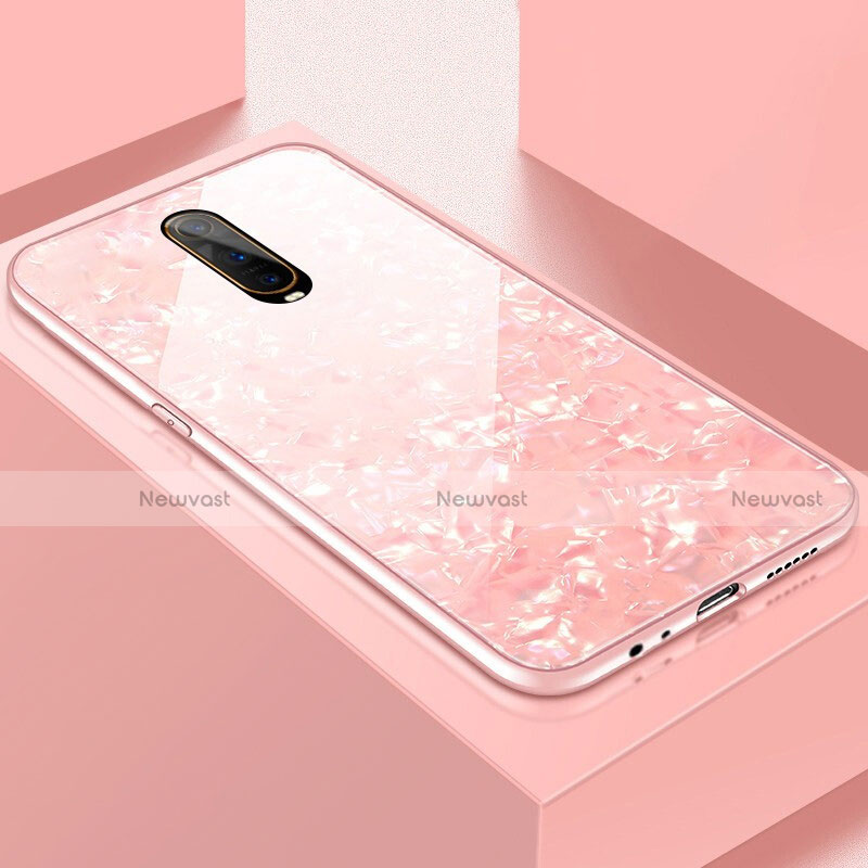 Silicone Frame Mirror Case Cover T05 for Oppo R17 Pro