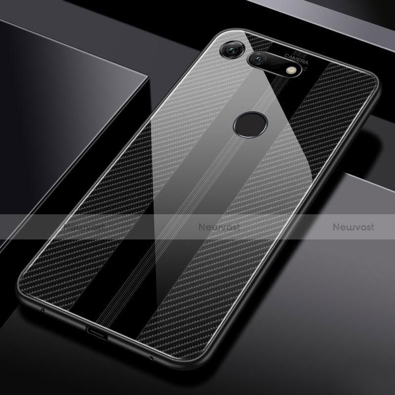 Silicone Frame Mirror Case Cover Z03 for Huawei Honor View 20 Black