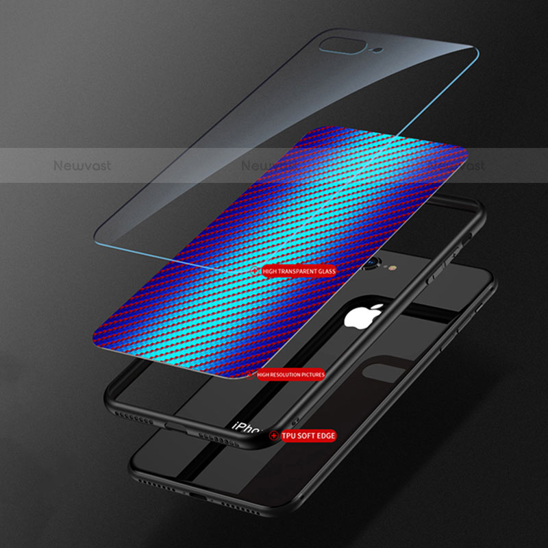 Silicone Frame Mirror Rainbow Gradient Case Cover H03 for Xiaomi Mi 11 Lite 5G NE