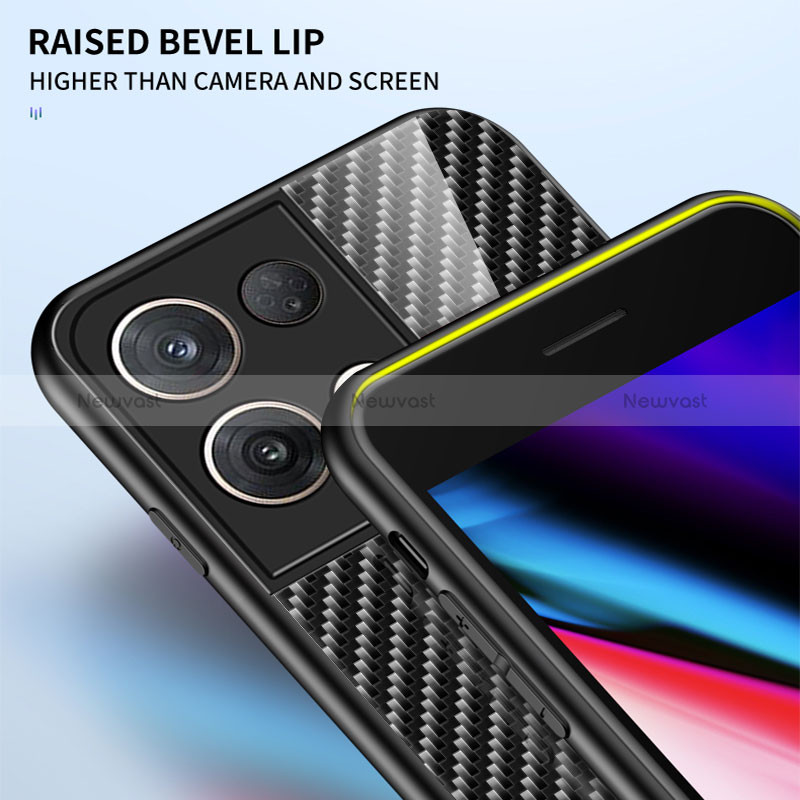 Silicone Frame Mirror Rainbow Gradient Case Cover LS2 for Oppo Reno8 Pro+ Plus 5G