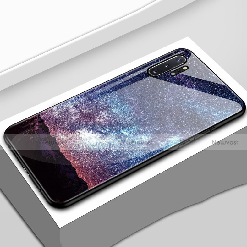 Silicone Frame Starry Sky Mirror Case Cover for Samsung Galaxy Note 10 Plus 5G