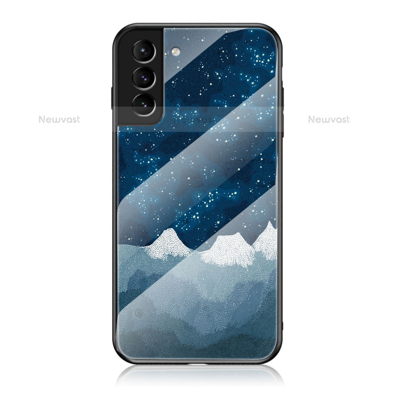 Silicone Frame Starry Sky Mirror Case Cover for Samsung Galaxy S21 FE 5G