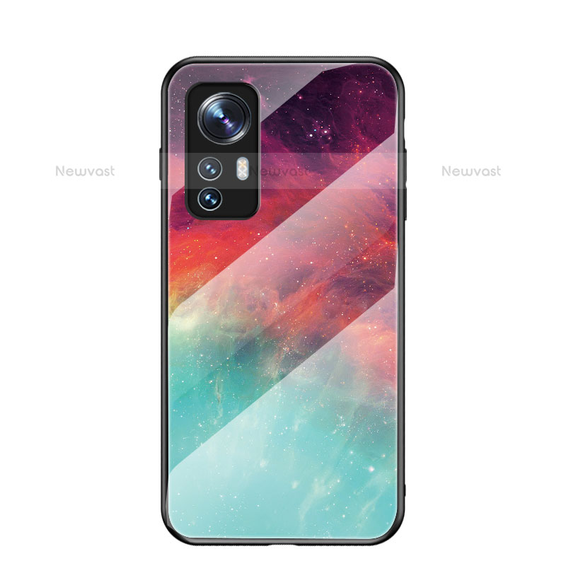 Silicone Frame Starry Sky Mirror Case Cover for Xiaomi Mi 12X 5G