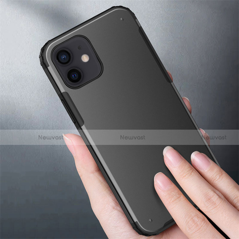 Silicone Matte Finish and Plastic Back Cover Case 360 Degrees for Apple iPhone 12