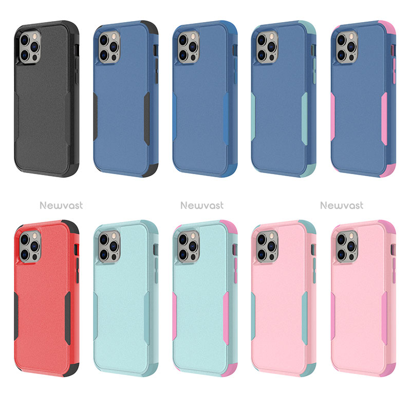 Silicone Matte Finish and Plastic Back Cover Case 360 Degrees for Apple iPhone 14 Pro Max