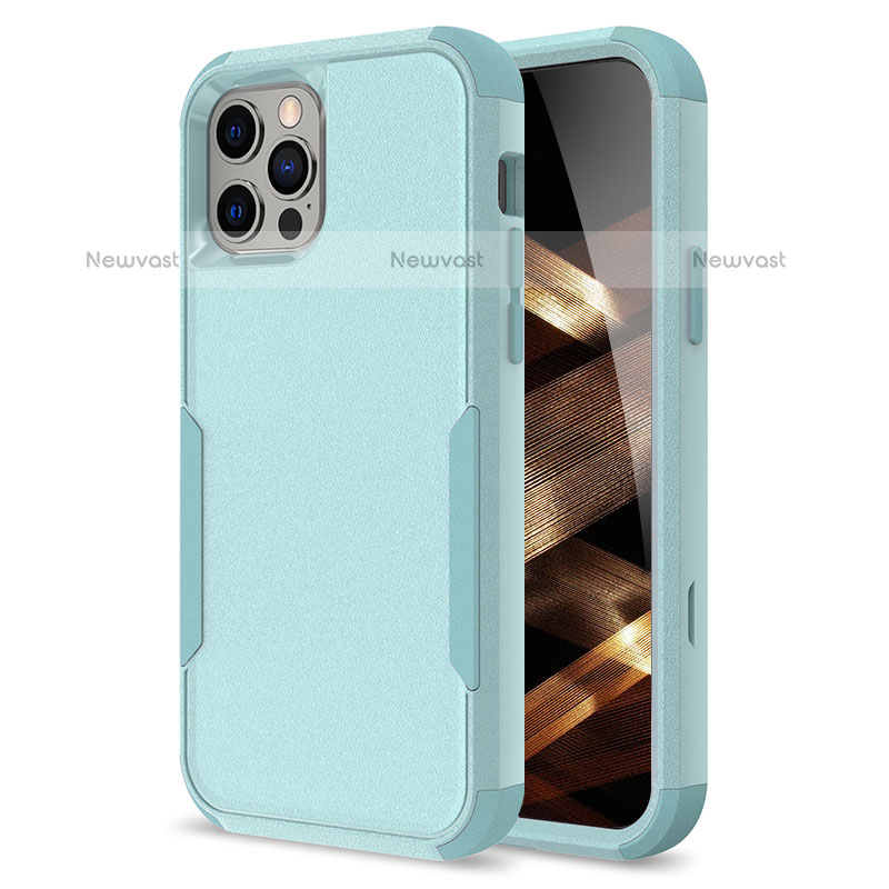 Silicone Matte Finish and Plastic Back Cover Case 360 Degrees for Apple iPhone 16 Pro Max