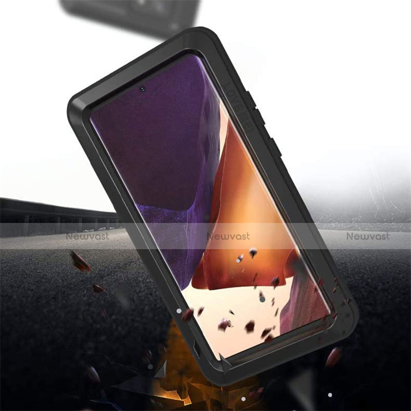 Silicone Matte Finish and Plastic Back Cover Case 360 Degrees for Samsung Galaxy Note 20 Ultra 5G