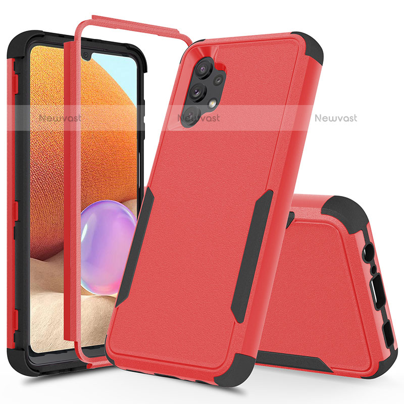 Silicone Matte Finish and Plastic Back Cover Case 360 Degrees MQ1 for Samsung Galaxy M32 5G