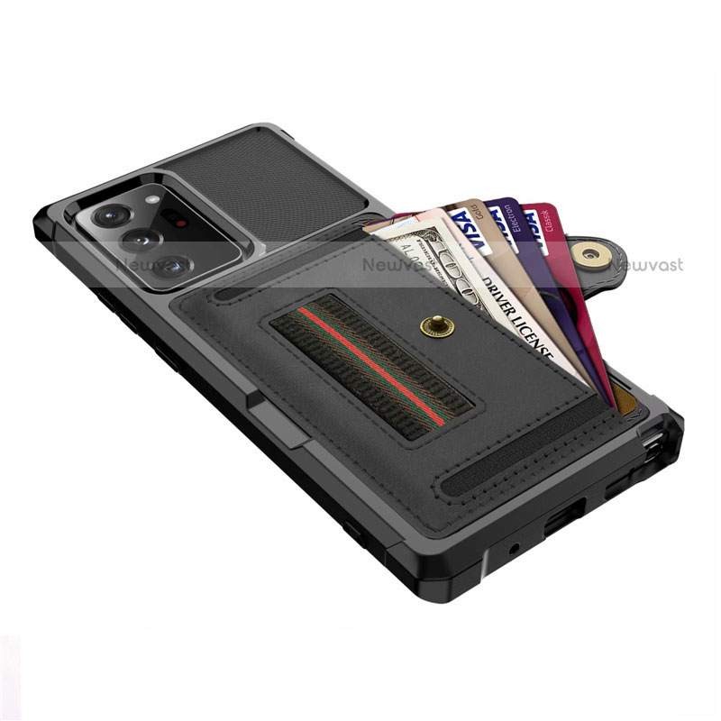Silicone Matte Finish and Plastic Back Cover Case 360 Degrees R05 for Samsung Galaxy Note 20 Ultra 5G