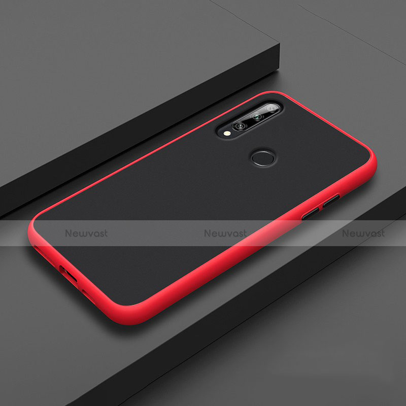 Silicone Matte Finish and Plastic Back Cover Case for Huawei Enjoy 10 Plus