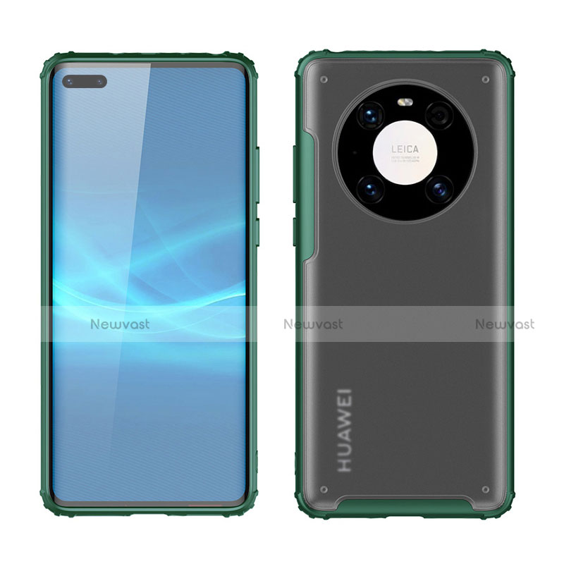Silicone Matte Finish and Plastic Back Cover Case for Huawei Mate 40 Pro