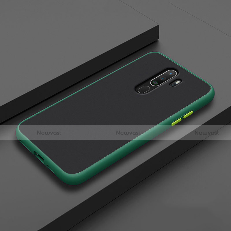 Silicone Matte Finish and Plastic Back Cover Case for Oppo A11