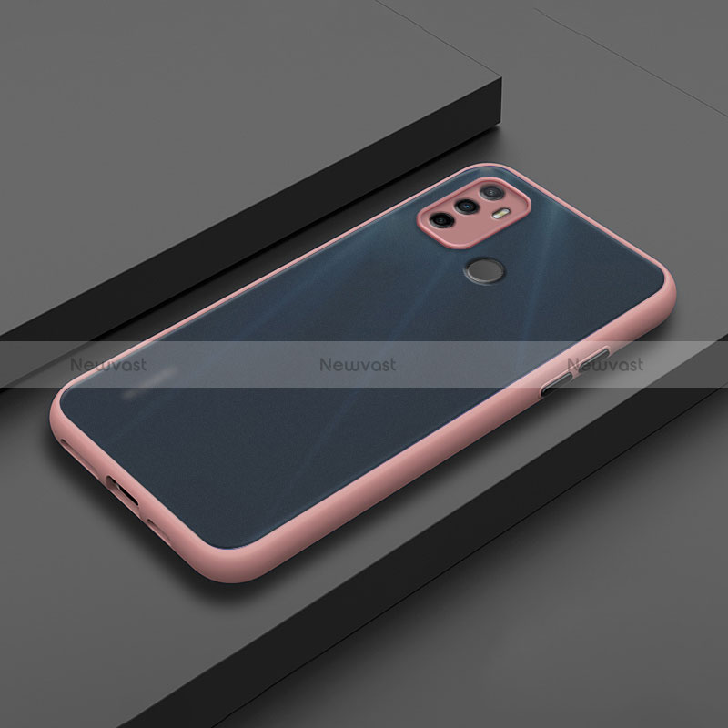 Silicone Matte Finish and Plastic Back Cover Case for Oppo A11s