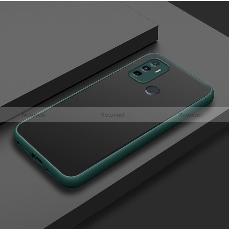 Silicone Matte Finish and Plastic Back Cover Case for Oppo A11s