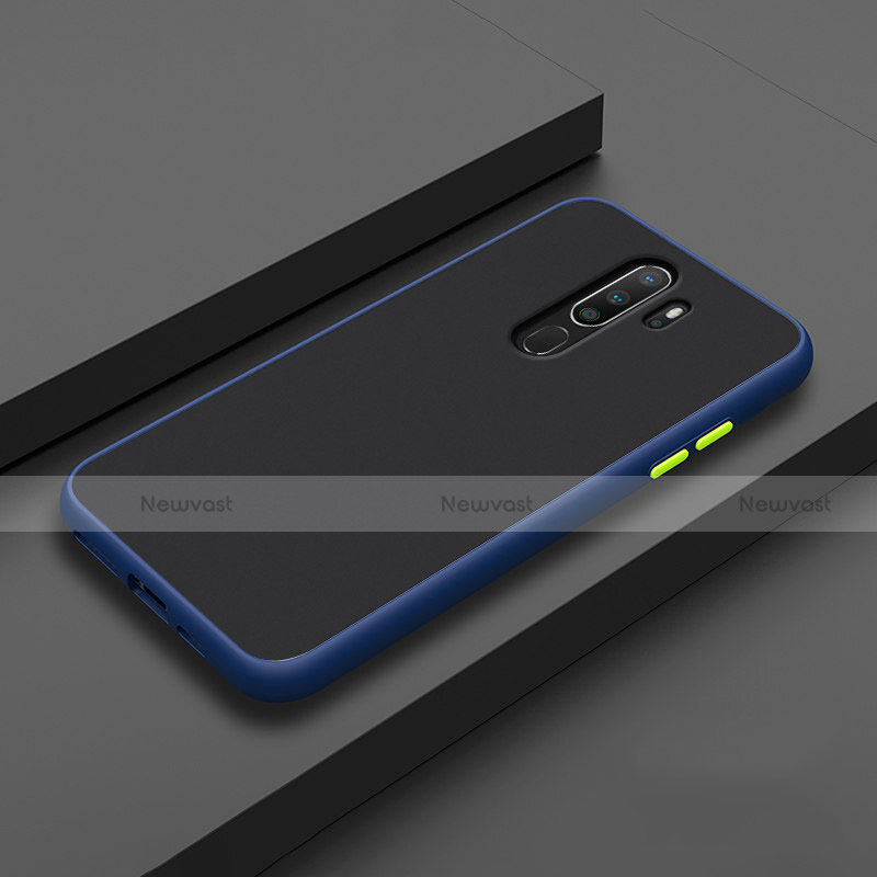 Silicone Matte Finish and Plastic Back Cover Case for Oppo A11X