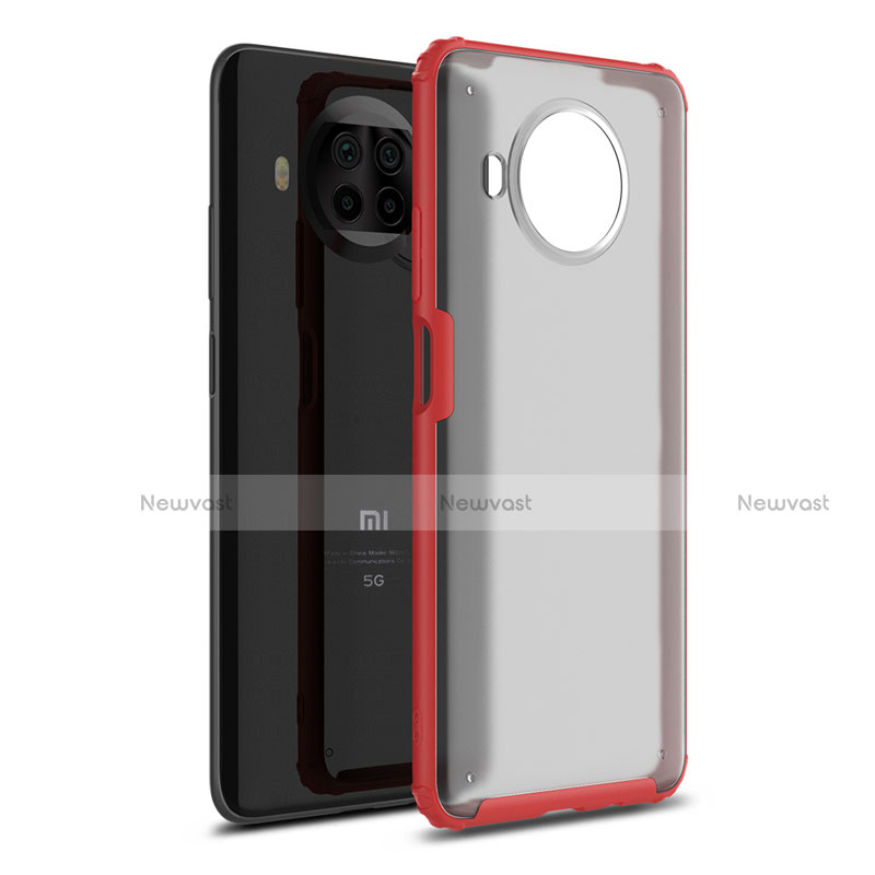 Silicone Matte Finish and Plastic Back Cover Case for Xiaomi Mi 10T Lite 5G