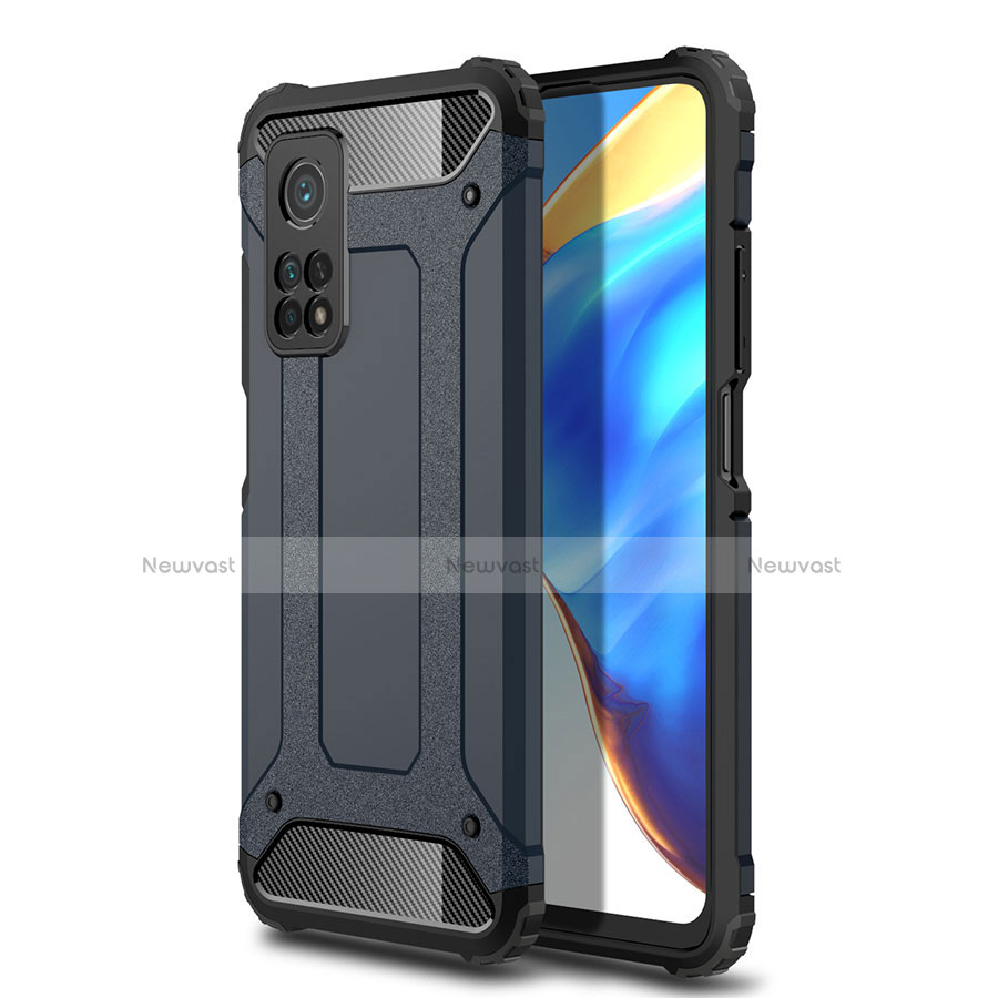 Silicone Matte Finish and Plastic Back Cover Case for Xiaomi Redmi K30S 5G