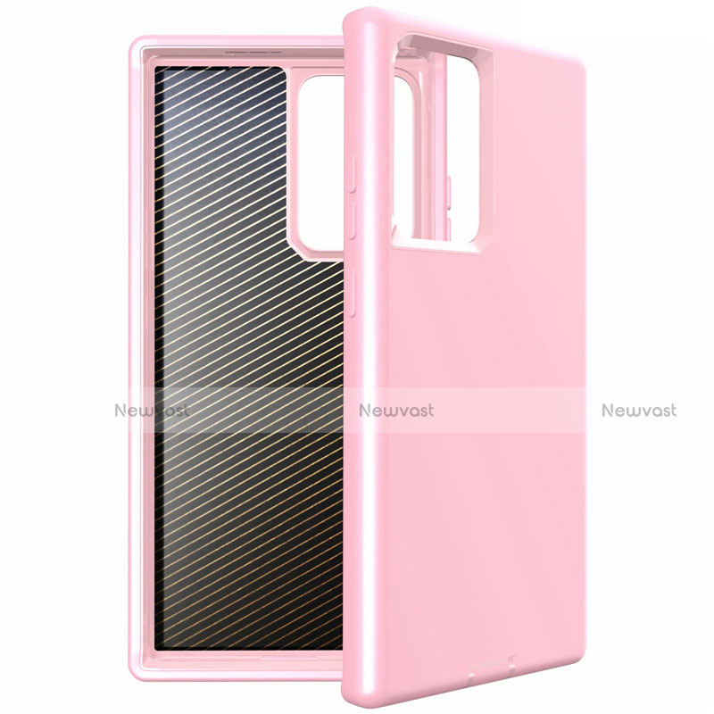 Silicone Matte Finish and Plastic Back Cover Case N02 for Samsung Galaxy Note 20 Ultra 5G