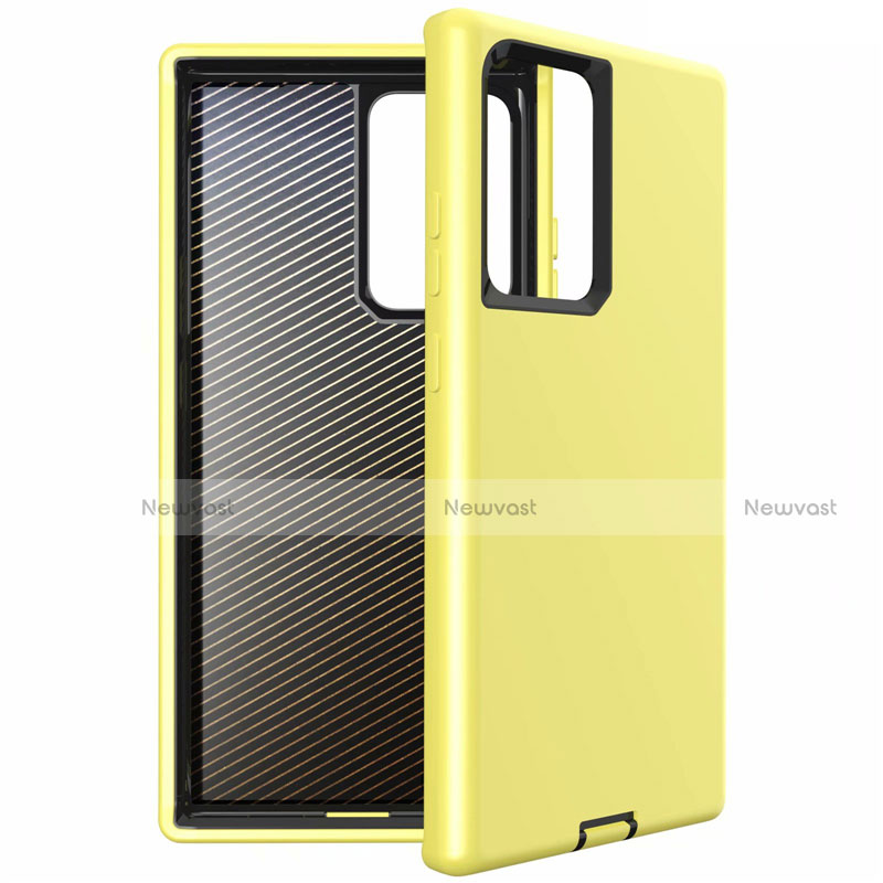 Silicone Matte Finish and Plastic Back Cover Case N02 for Samsung Galaxy Note 20 Ultra 5G