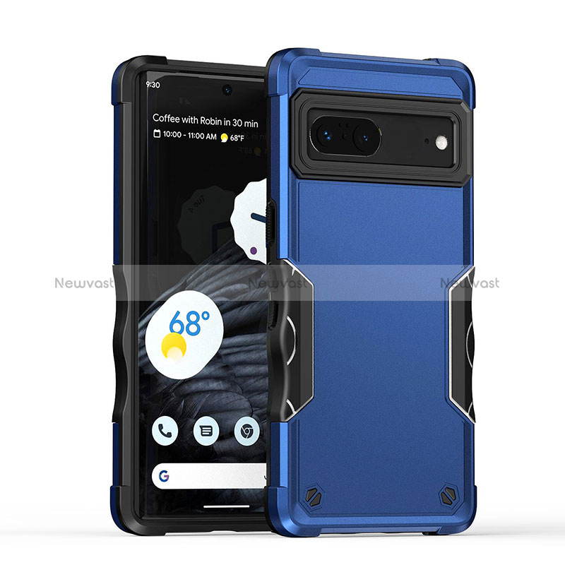 Silicone Matte Finish and Plastic Back Cover Case QW1 for Google Pixel 7 5G