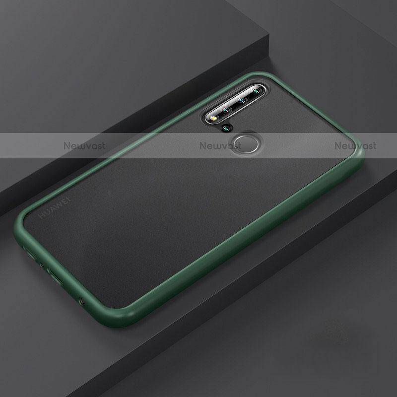 Silicone Matte Finish and Plastic Back Cover Case R03 for Huawei P20 Lite (2019)