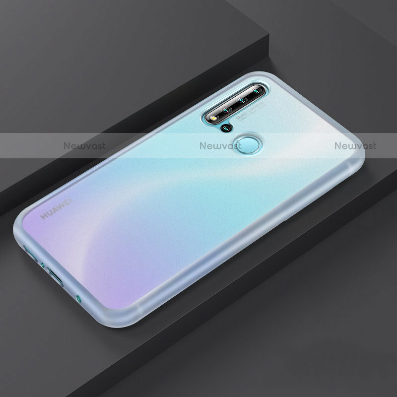 Silicone Matte Finish and Plastic Back Cover Case R03 for Huawei P20 Lite (2019)