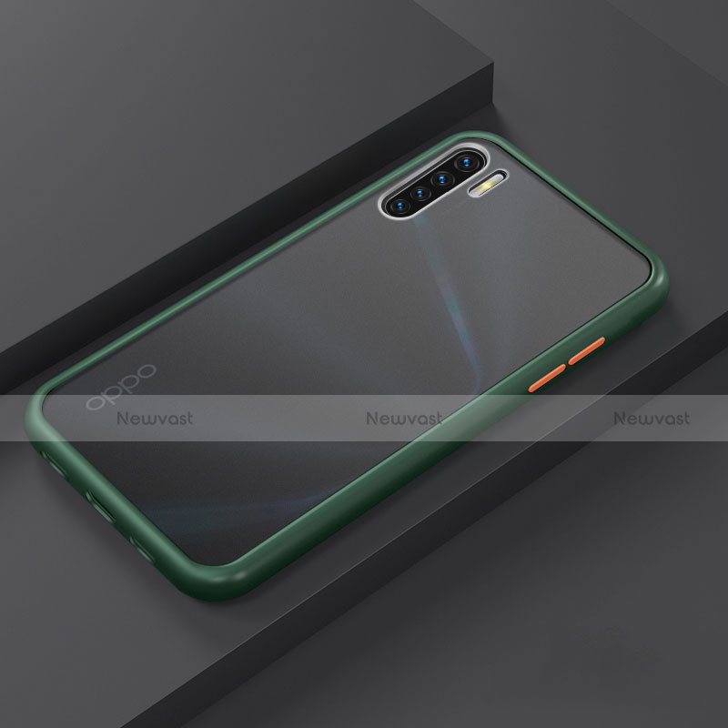 Silicone Matte Finish and Plastic Back Cover Case R03 for Oppo A91