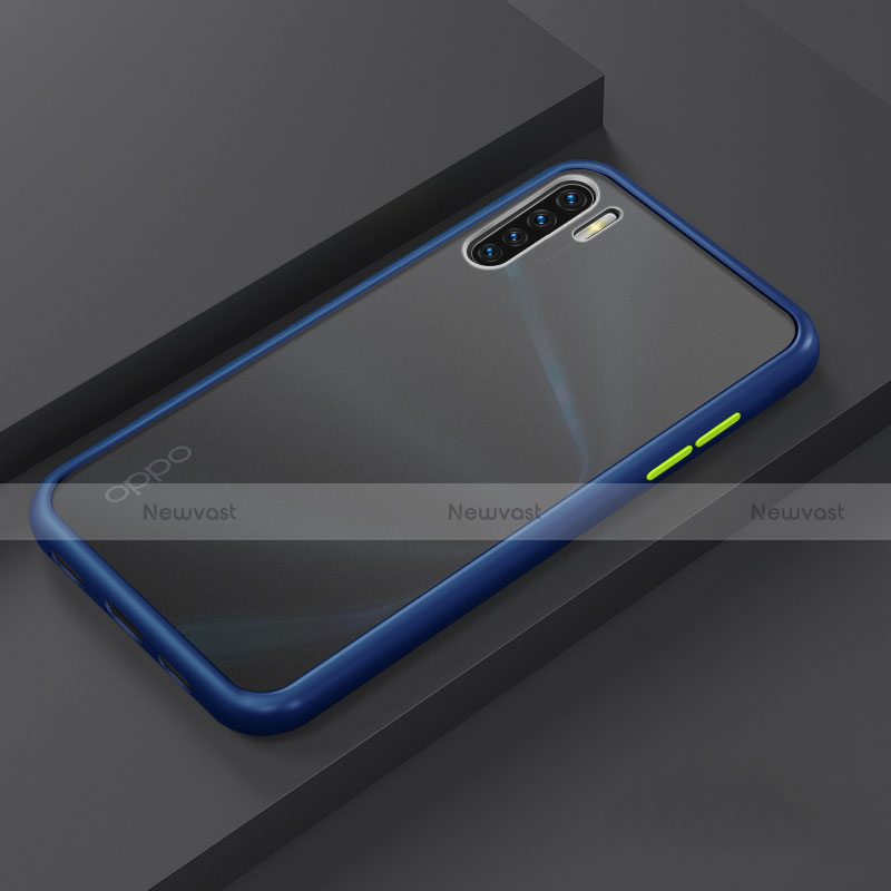 Silicone Matte Finish and Plastic Back Cover Case R03 for Oppo F15