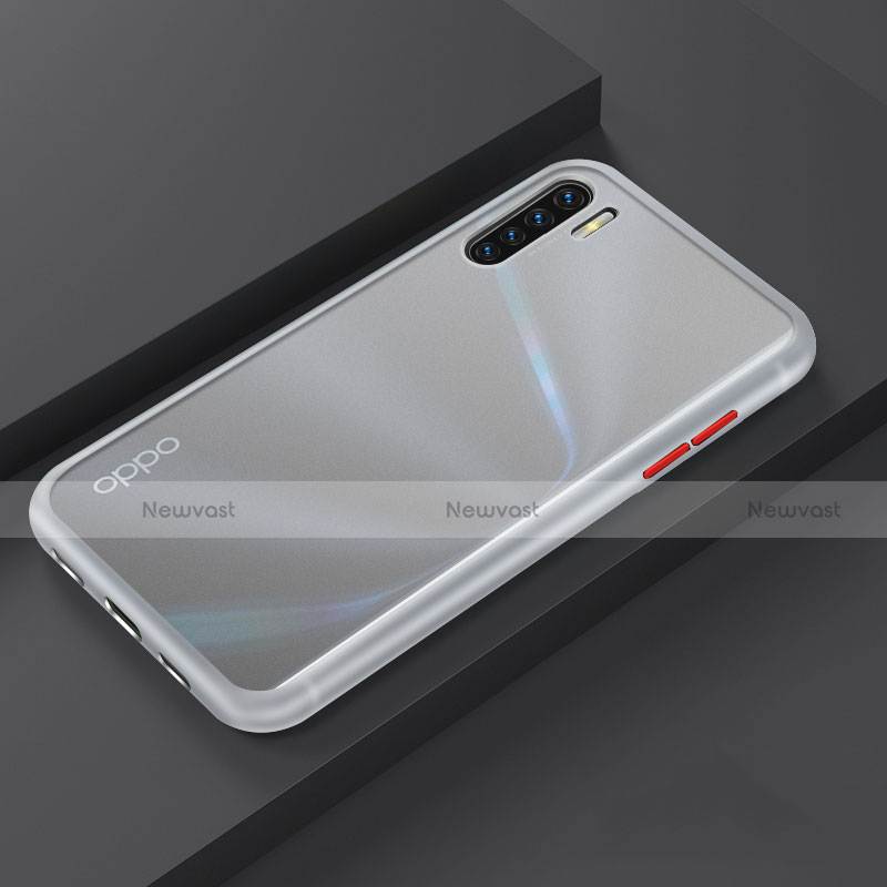 Silicone Matte Finish and Plastic Back Cover Case R03 for Oppo K7 5G