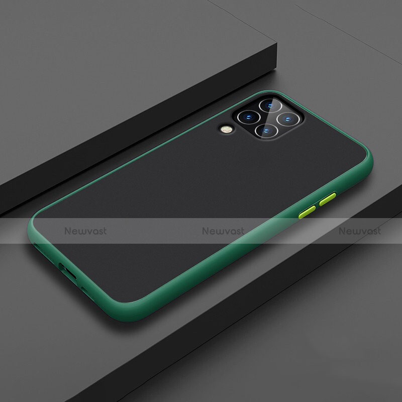 Silicone Matte Finish and Plastic Back Cover Case U01 for Huawei Nova 7i Green