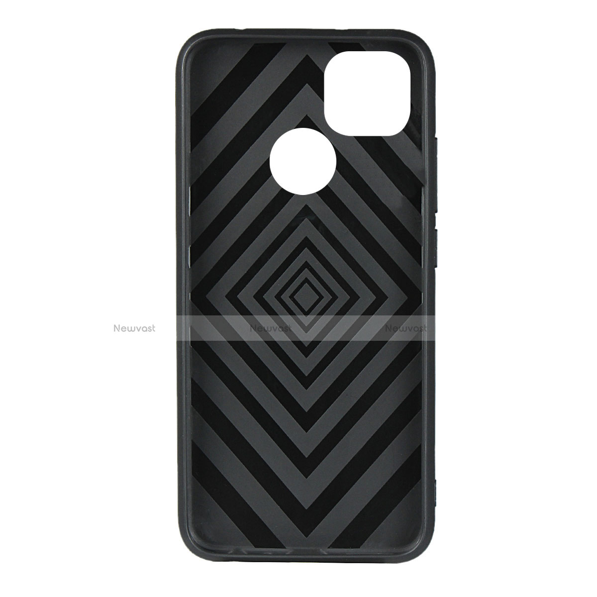 Silicone Matte Finish and Plastic Back Cover Case with Stand A03 for Xiaomi Redmi 9 India