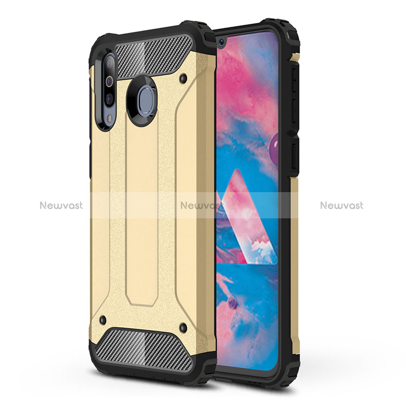 Silicone Matte Finish and Plastic Back Cover Case WL1 for Samsung Galaxy A40s