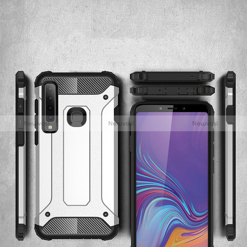 Silicone Matte Finish and Plastic Back Cover Case WL1 for Samsung Galaxy A9 (2018) A920