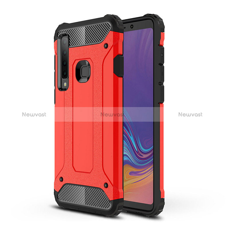 Silicone Matte Finish and Plastic Back Cover Case WL1 for Samsung Galaxy A9 (2018) A920