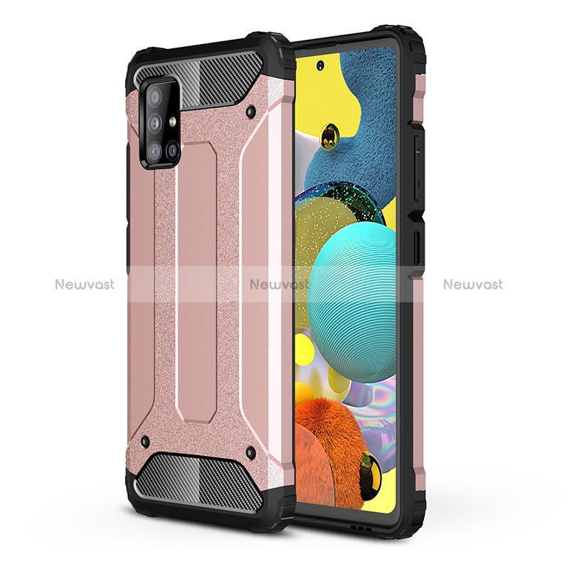 Silicone Matte Finish and Plastic Back Cover Case WL1 for Samsung Galaxy M40S