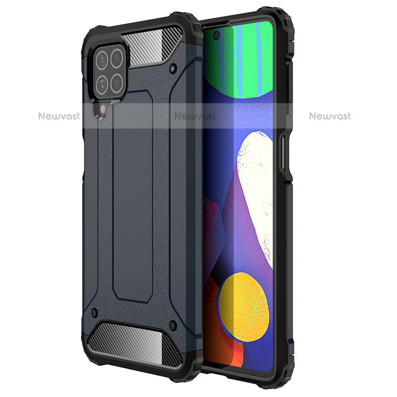 Silicone Matte Finish and Plastic Back Cover Case WL1 for Samsung Galaxy M62 4G