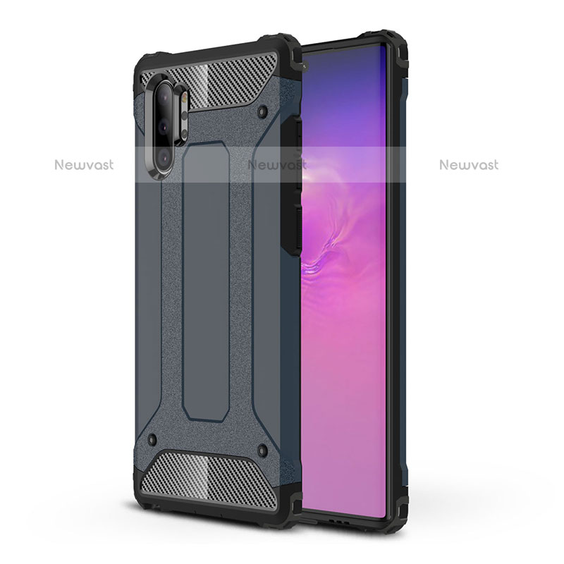 Silicone Matte Finish and Plastic Back Cover Case WL1 for Samsung Galaxy Note 10 Plus 5G