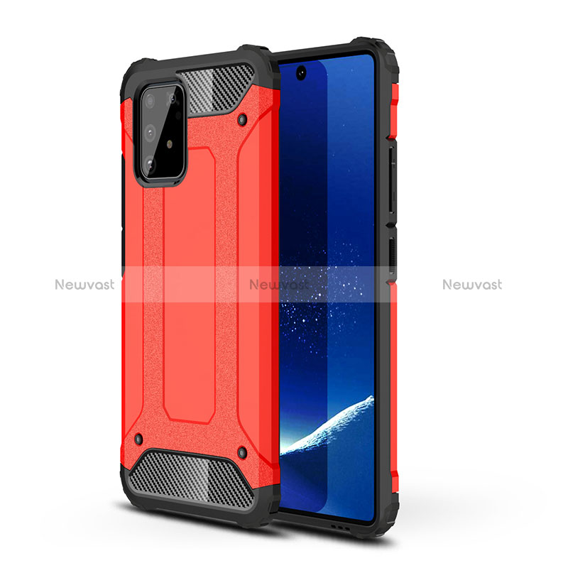 Silicone Matte Finish and Plastic Back Cover Case WL1 for Samsung Galaxy S10 Lite