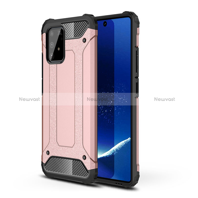 Silicone Matte Finish and Plastic Back Cover Case WL1 for Samsung Galaxy S10 Lite