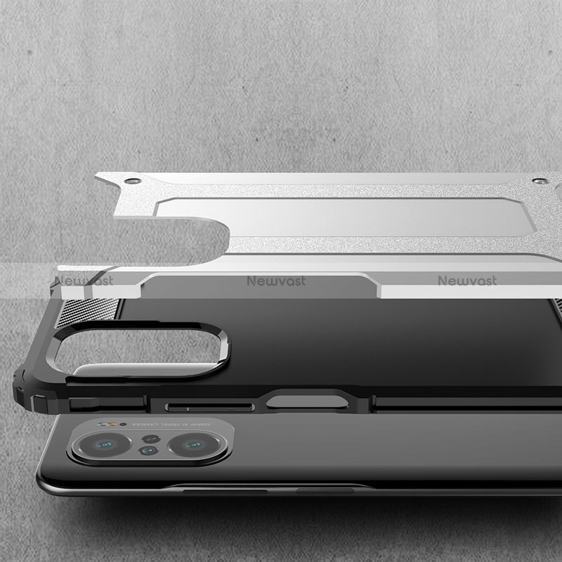 Silicone Matte Finish and Plastic Back Cover Case WL1 for Xiaomi Mi 11i 5G
