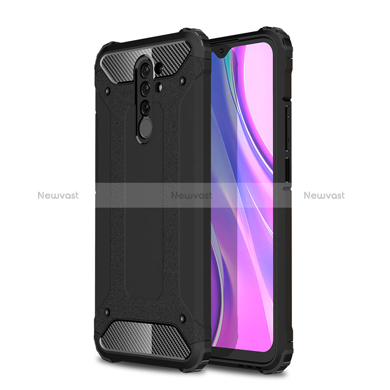 Silicone Matte Finish and Plastic Back Cover Case WL1 for Xiaomi Poco M2