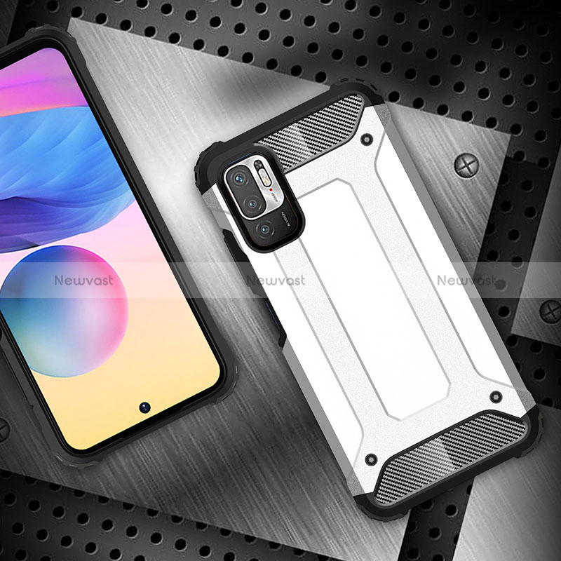 Silicone Matte Finish and Plastic Back Cover Case WL1 for Xiaomi POCO M3 Pro 5G